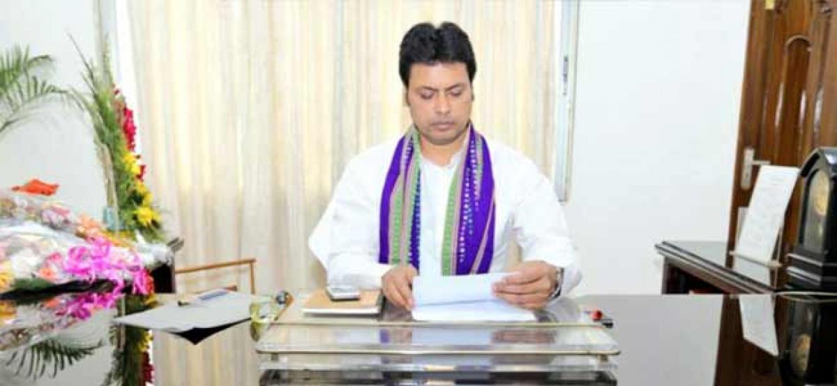 Tripura CM Biplab Deb allocates portfolios; keeps Home, PWD