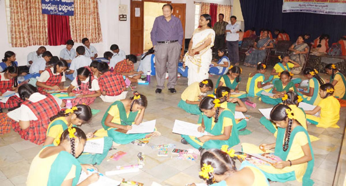 Painting competition on eye donation held