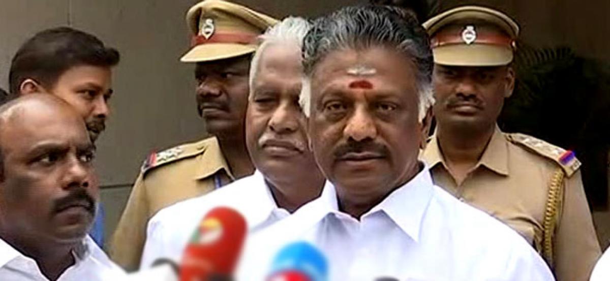 Tamil Nadu Dy. CM Panneerselvam dismisses reports of rift with CM Palanisamy