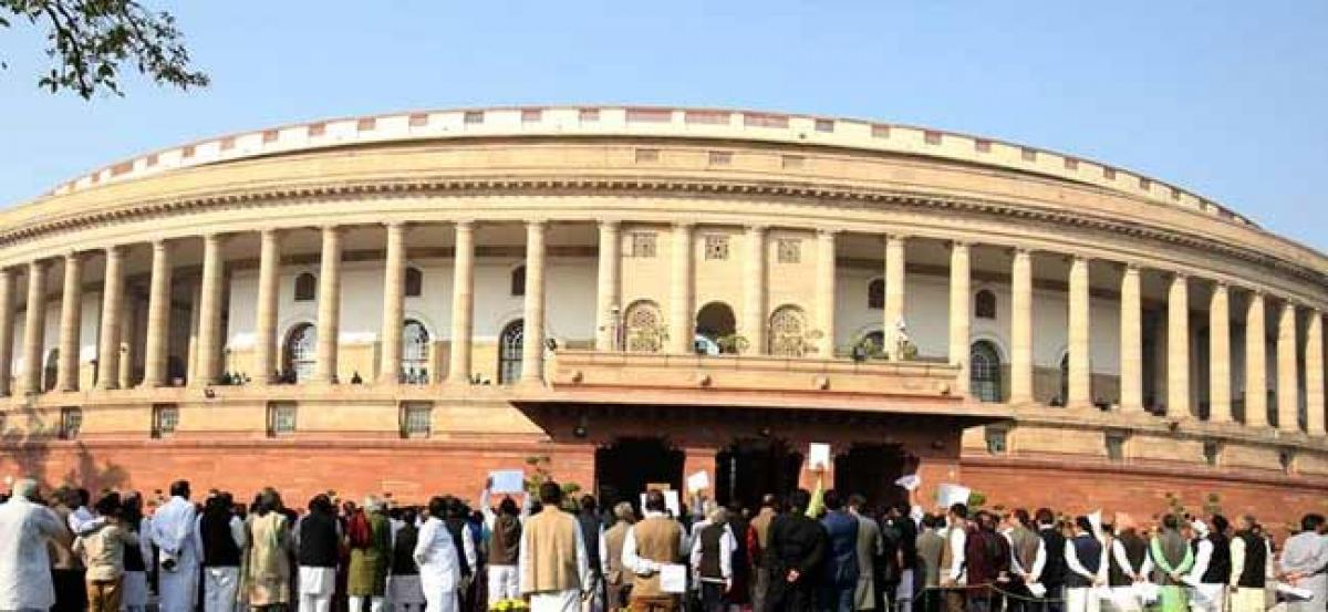 Parliament disrupted again, Lok Sabha passes 2 bills without debate