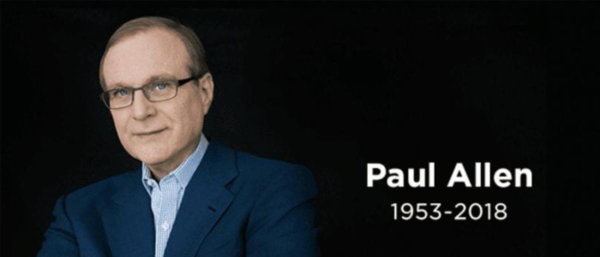 Microsoft co-founder Paul Allen dead