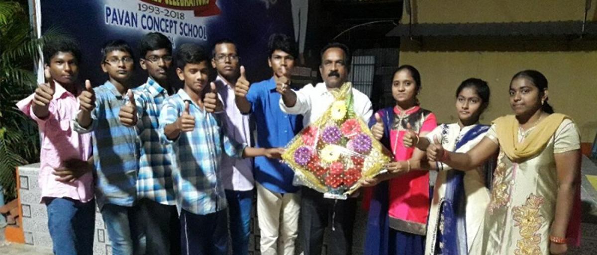 Pavan Concept School excels in SSC results