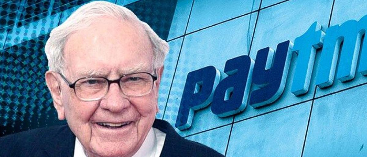 Warren Buffett’s Berkshire invests Rs 2,500 cr in Paytm