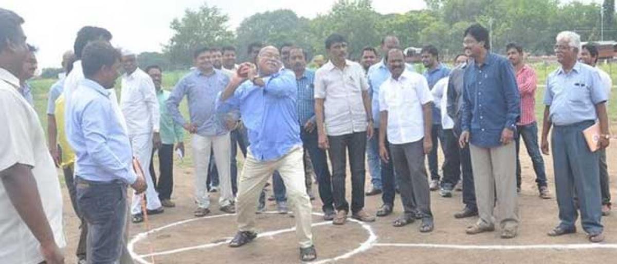 Participate in games, sports to stay fit, Collector tells officials