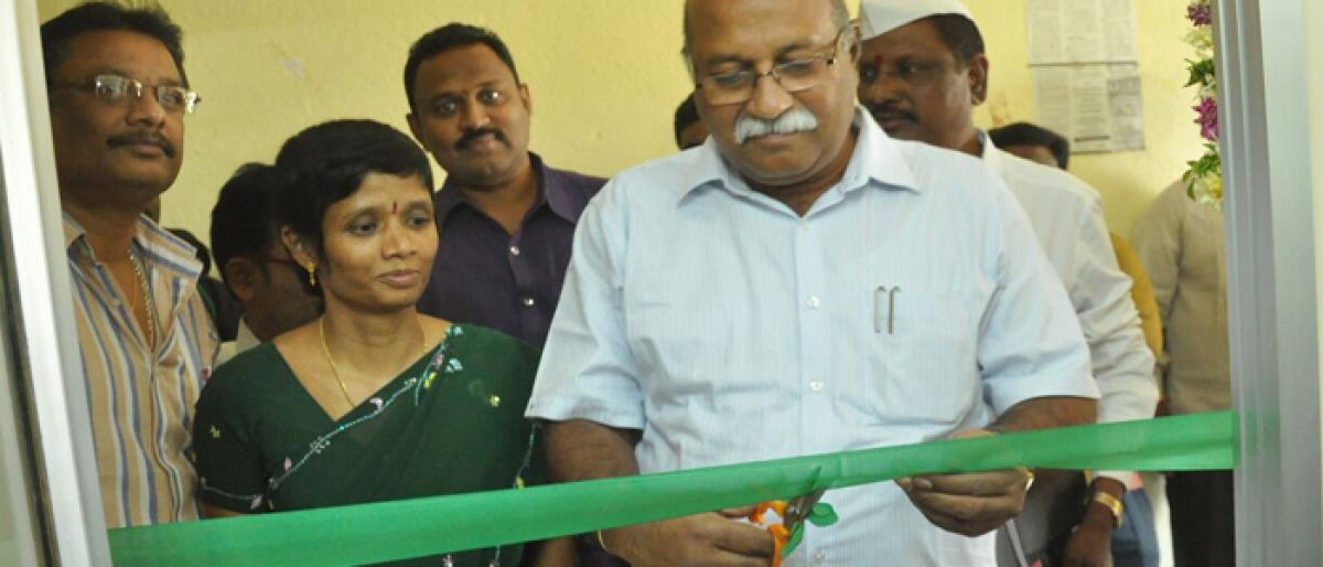 Aadhaar enrolling centre opened at Peddapalli Collectorate