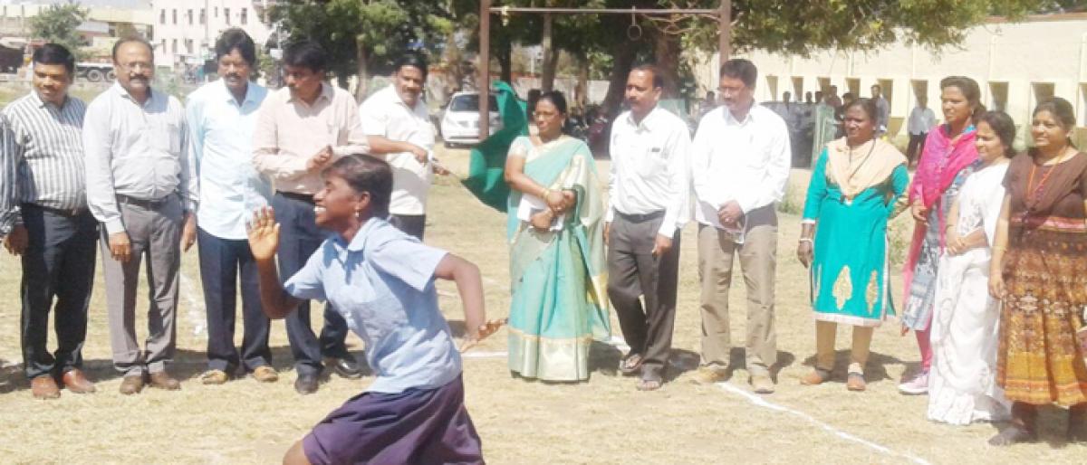Sports & games for disabled commence at Peddapalli Collectorate