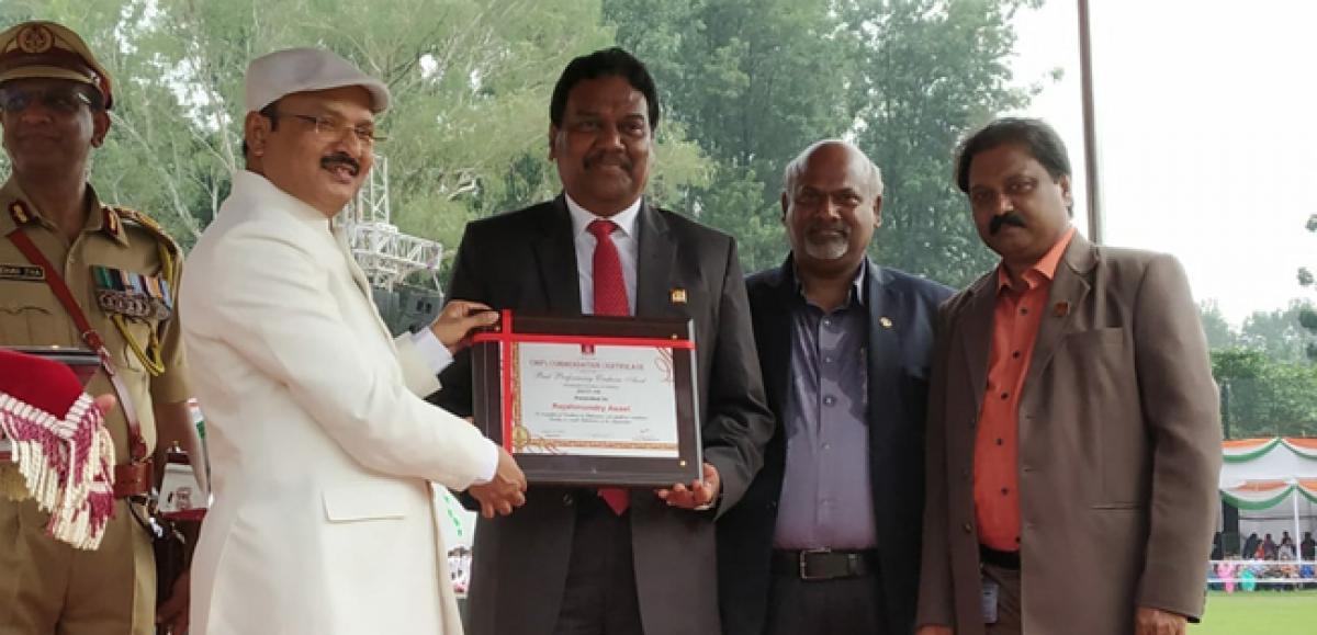 ONGC Rajamahendravaram receives best Onshore Asset 