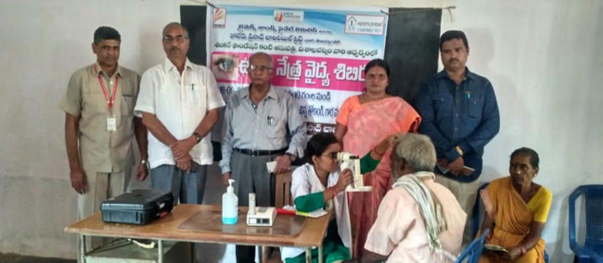 Free eye test camp conducted