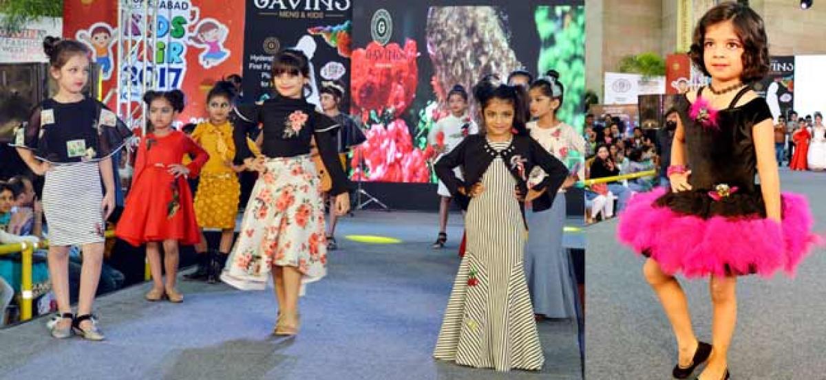 Kids show modelling talent