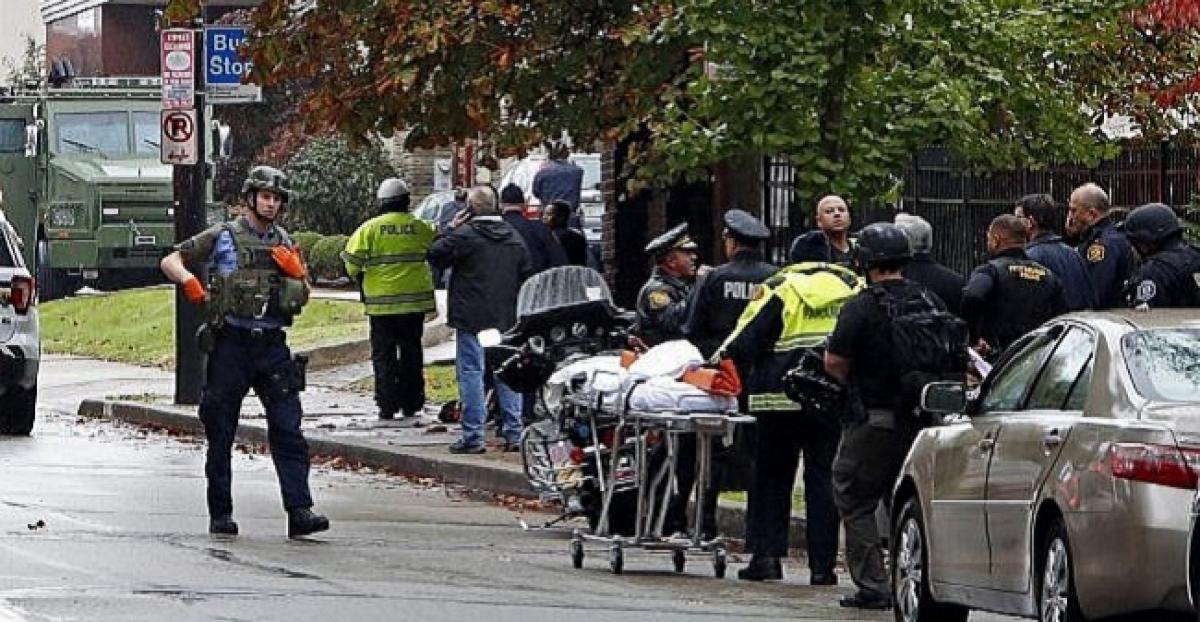 At least 4 killed in US shooting near Pittsburgh synagogue: report