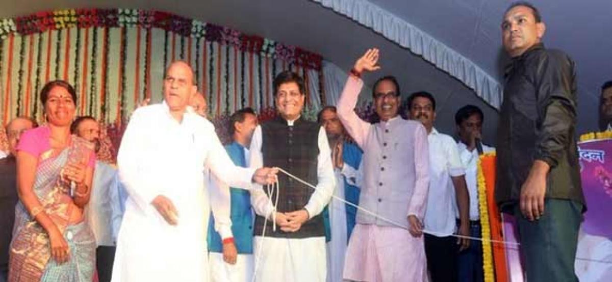 Shivraj Chouhan lays foundation stone of Rs 84.66cr-worth projects