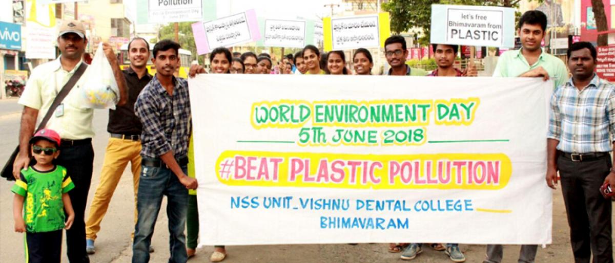 Rally against Plastic Waste Organised