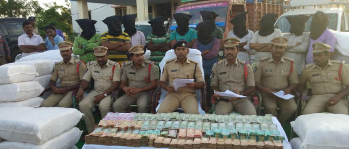 Cops seize ganja, gutka after chase in Markapuram
