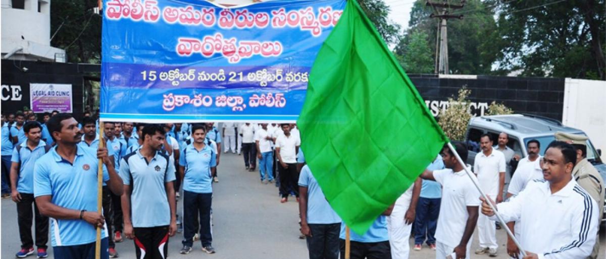 Police run for martyrs in Ongole