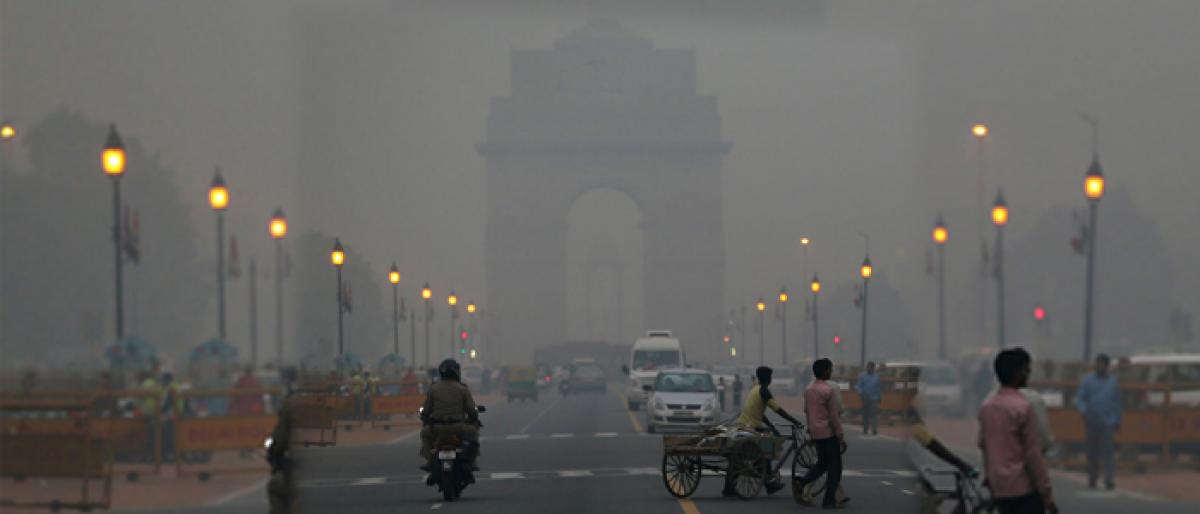 Delhi’s air quality slips to very poor category