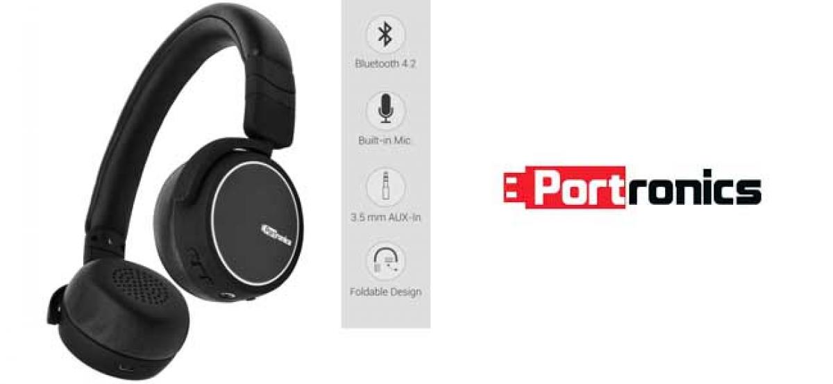 Portronics Launches “Muffs R” Bluetooth Earphones with Mic