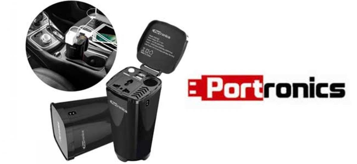 Portronics Unveils First Ever Car Inverter - “CarPower One”