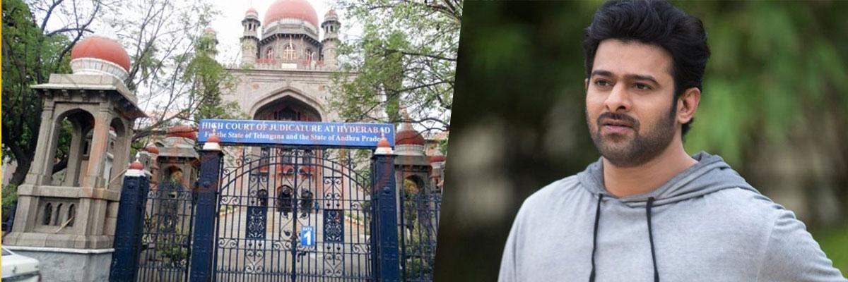 High Court adjourns Prabhas case to Dec 21