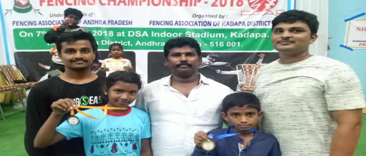 Prakasam district fencers selected for national championship