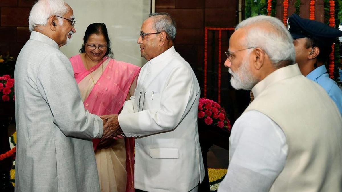 President Pranab Mukherjee hails democracy, Parliament in his farewell speech