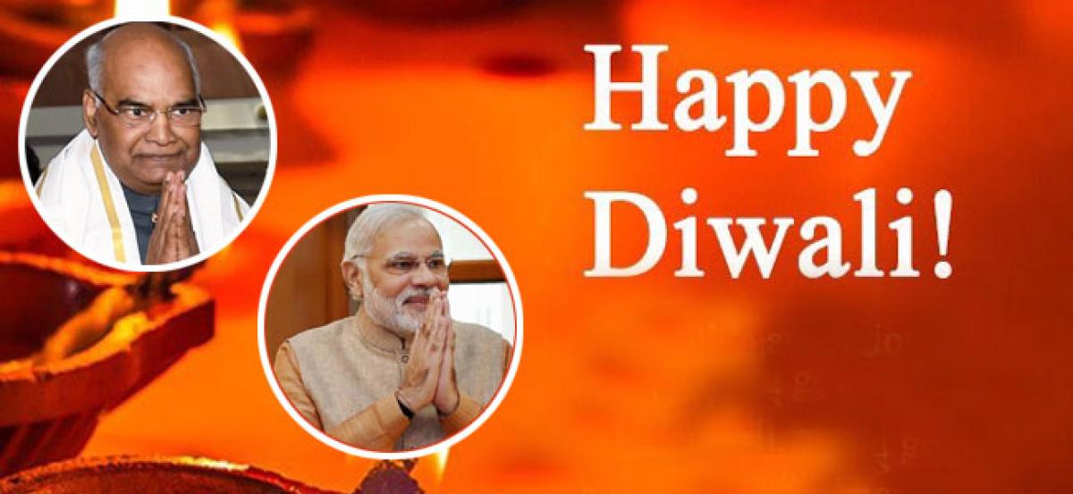 President, PM greet nation on Diwali