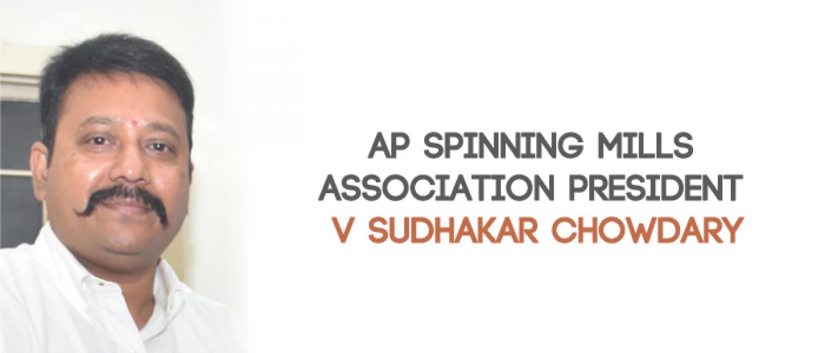 New chief for spinning mills body V Sudhakar Chowdary in Guntur