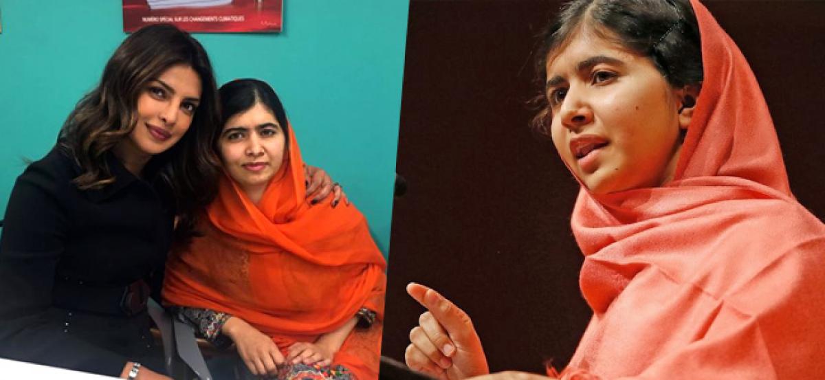 Malala Yousafzai shares picture with Priyanka Chopra