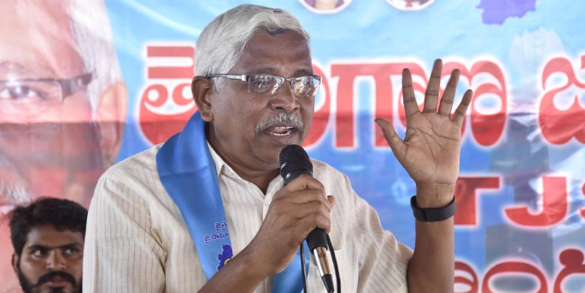 Telangana Jana Samithi warns TRS of legal action