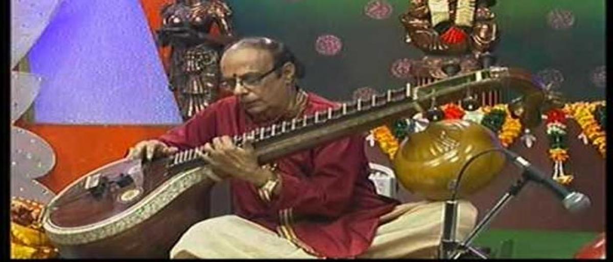 Veena maestro PRKM feted with lifetime achievement award