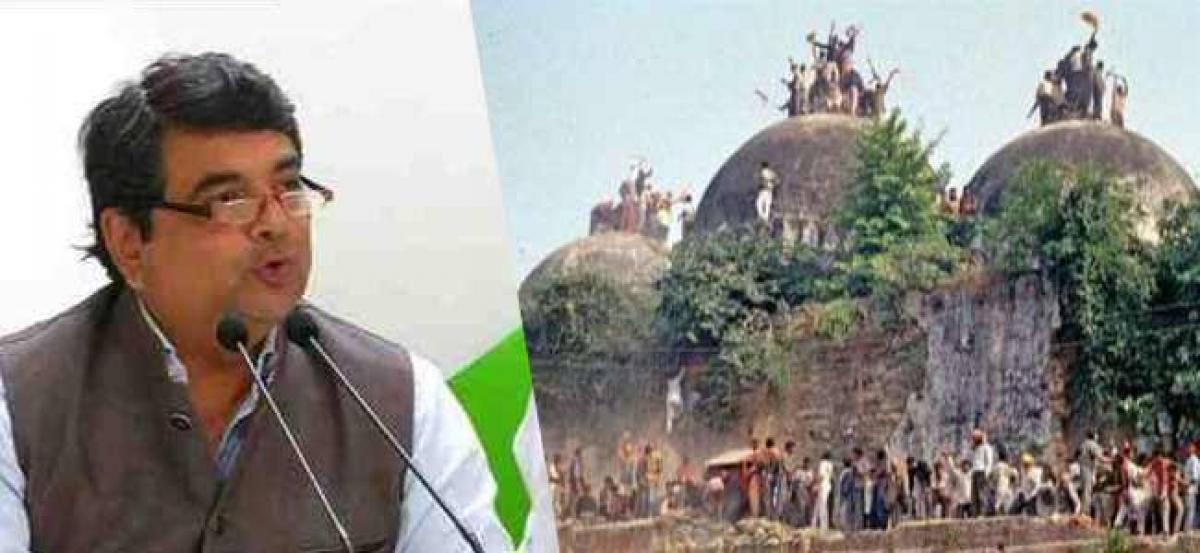 Rajasthan BJP asks Cong to clarify stand on Ram Temple