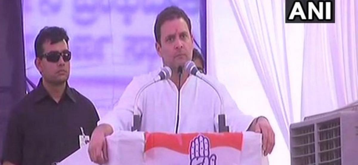 Rahul attacks PM Modi, asks him to practice what he preaches