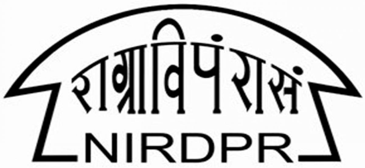 NIRDPR conducts training for rural labour in sustainable rural livelihoods