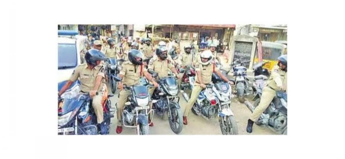 Police take out bike rally as part of friendly policing