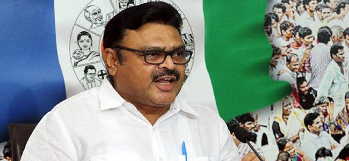 Chandrababu has no sincerity on SCS: YSRCP