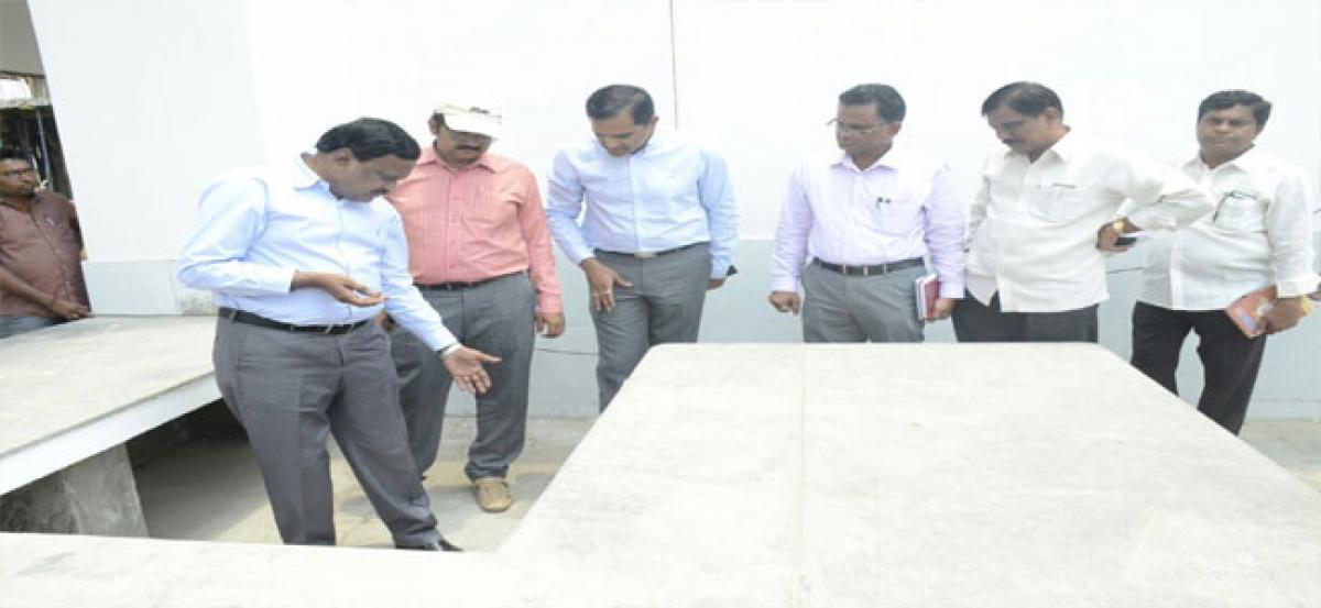 Collector inspects developmental works at Gajwel