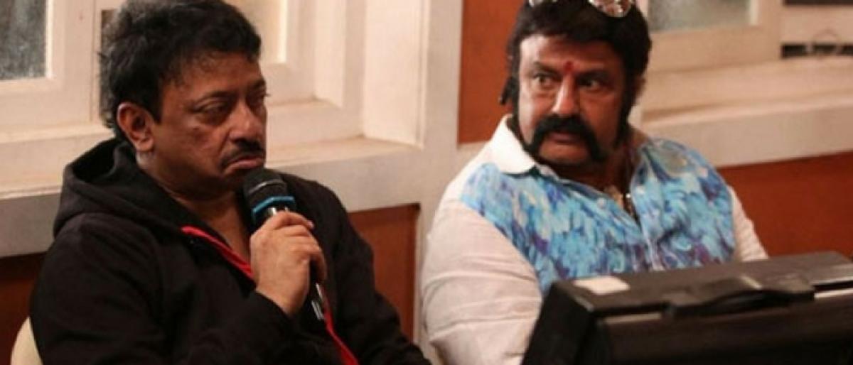 RGV triggers a storm, but Balayya plays it cool