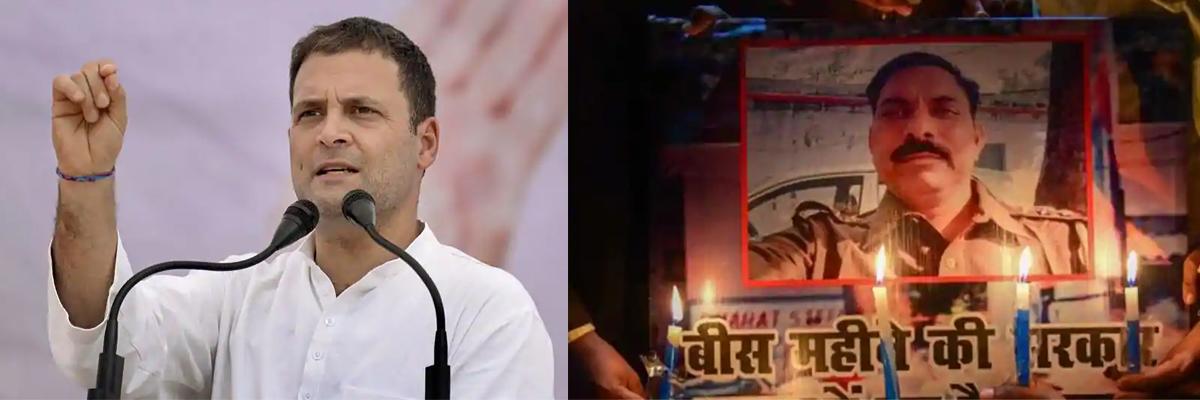 ‘National shame’: Rahul Gandhi in letter to murder of Bulandshahr cop’s son