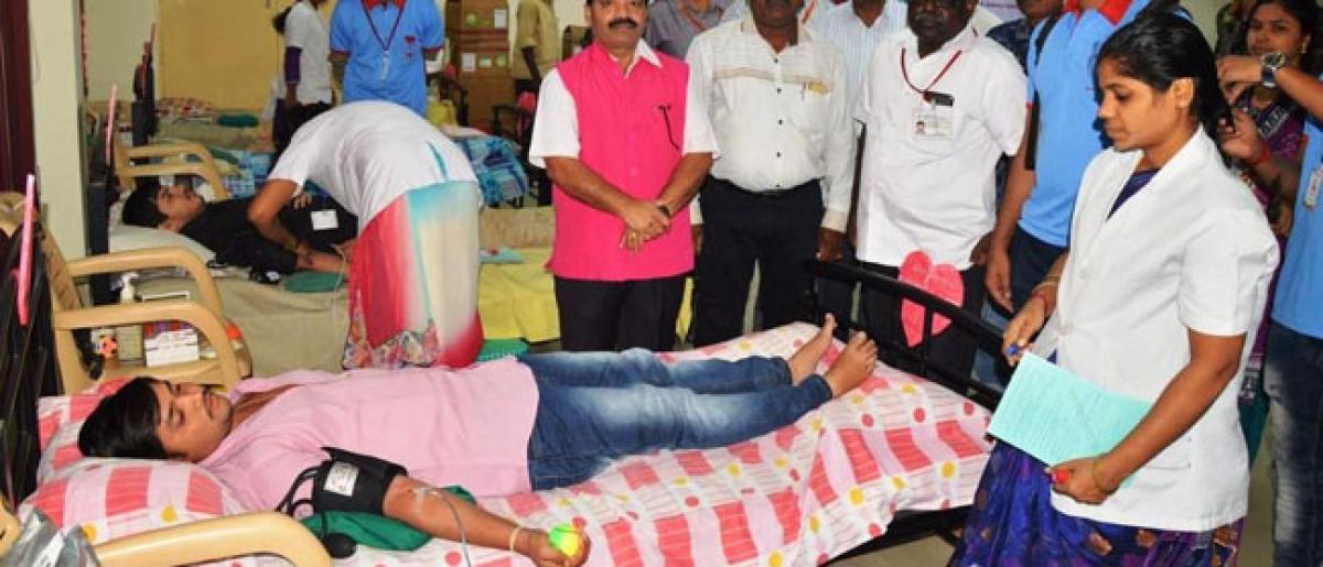 Donate blood frequently, Rashtriya Sanskrit Vidyapeetha V-C tells students