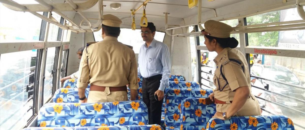 Guntur RTA officials booked cases against owners of 11 school buses