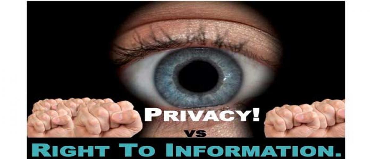 Privacy right can’t eclipse RTI 