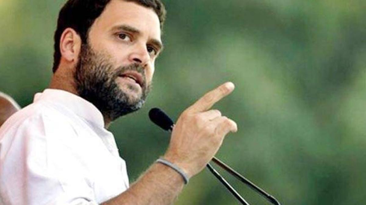 BJP foundation based on lies: Rahul