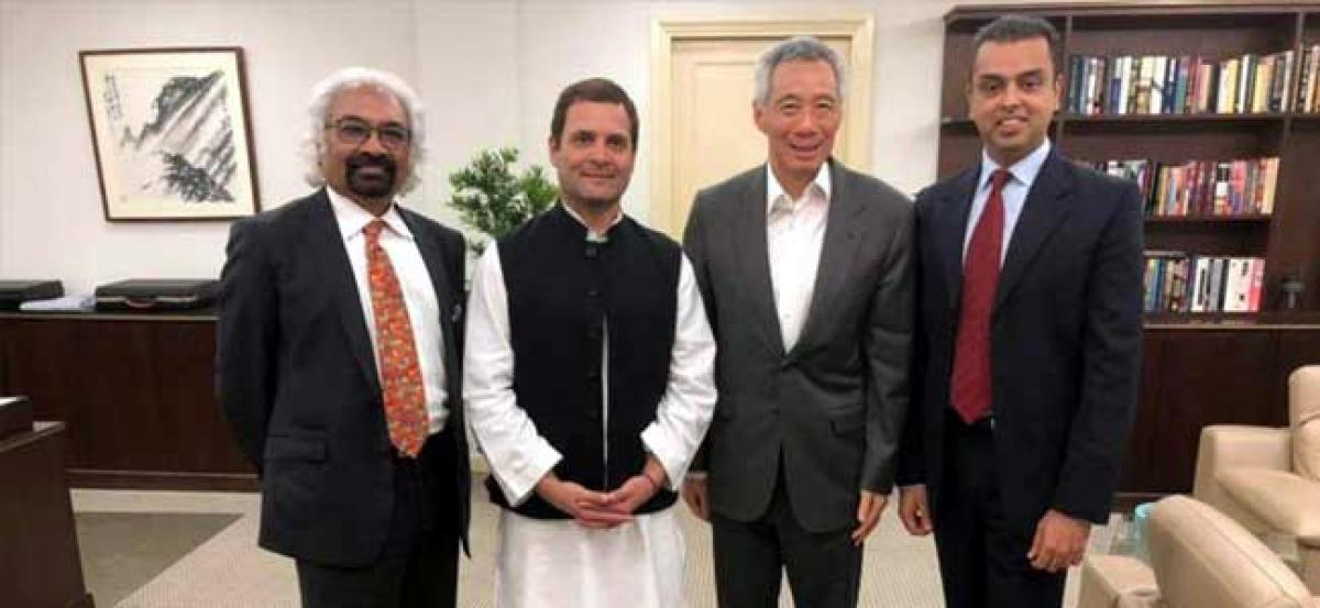 Rahul Gandhi meets Singapore PM, wide range of topics discussed