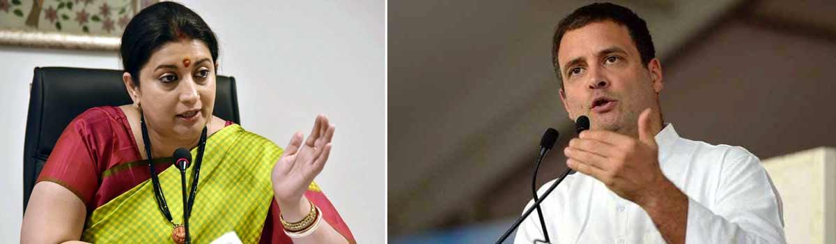 Rahul Gandhi becomes shiv bhakt when elections approach: Smriti Irani