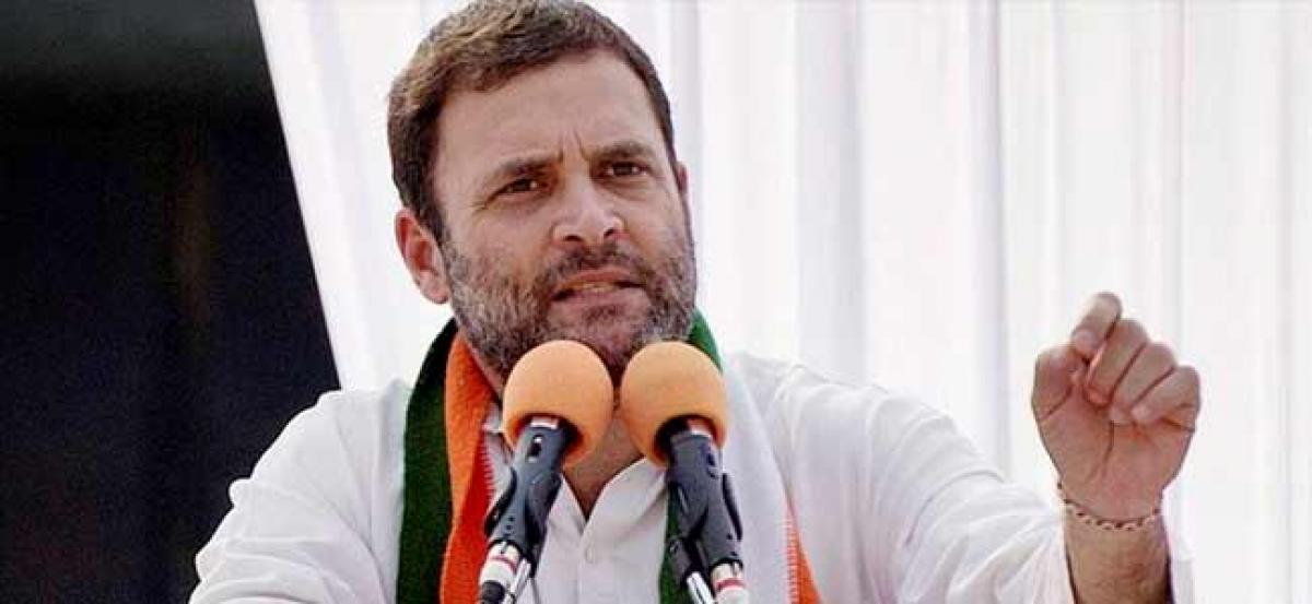 Schedule change of Rahul Gandhi Congress campaign in Telangana