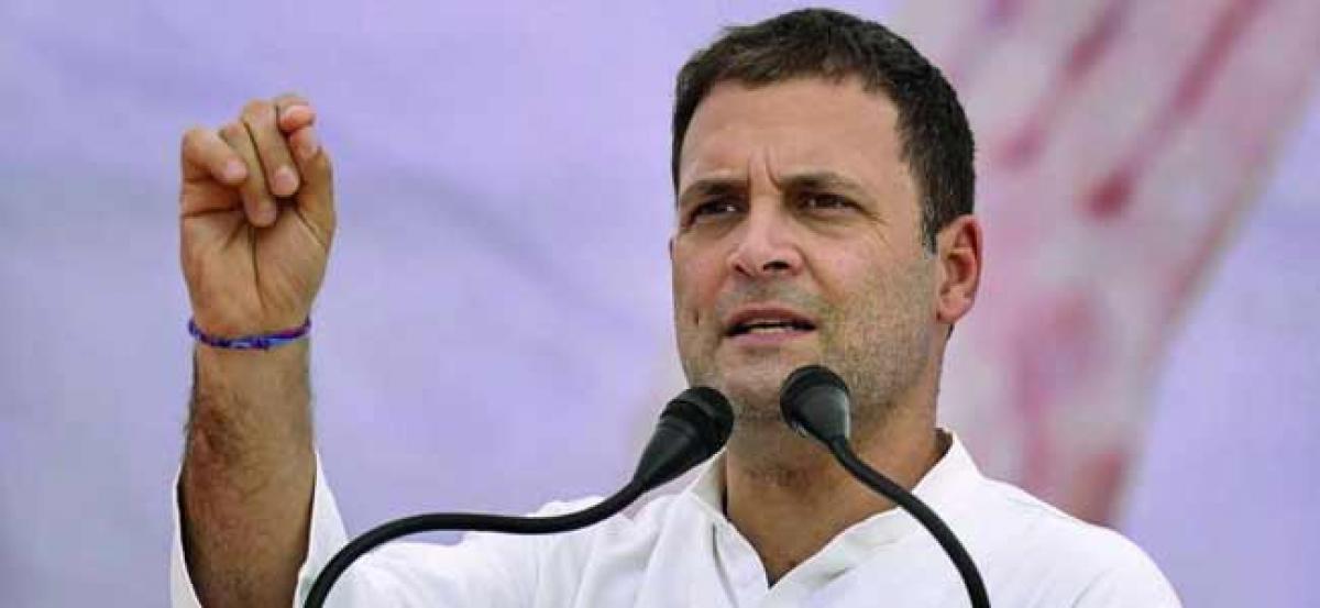 Rahul Gandhi promises farm loan waiver in Telangana; slams Modi, KCR