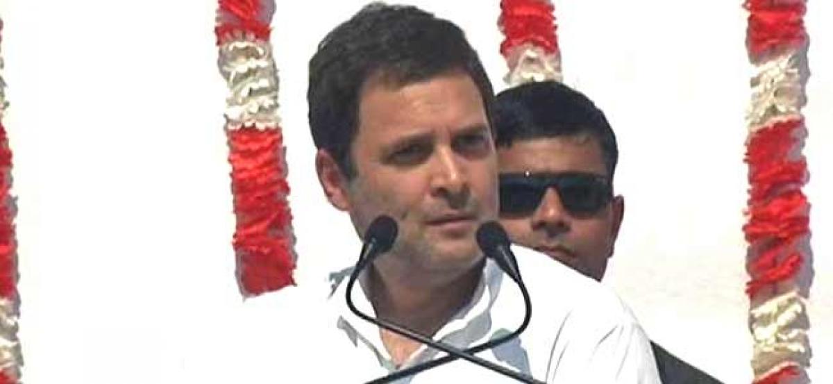 Rahuls poetic dig at PM Modi, questions condition of women in Gujarat