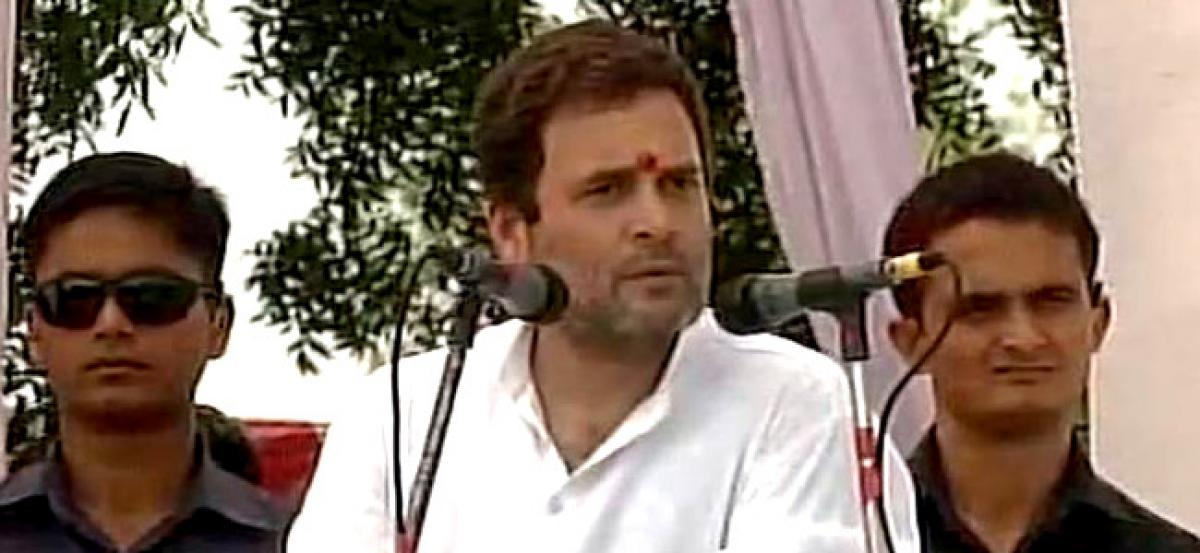 Rahul corners PM Modi over lack of education, unemployment in Gujarat