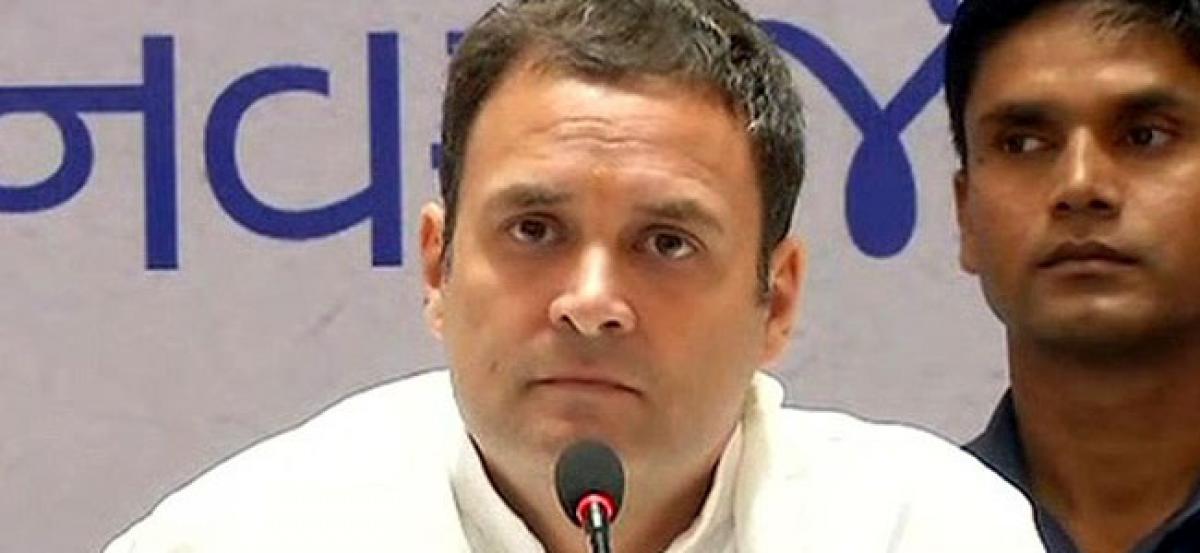 Give people an option to Modis bogus promise of Achche Din: Rahul Gandhi