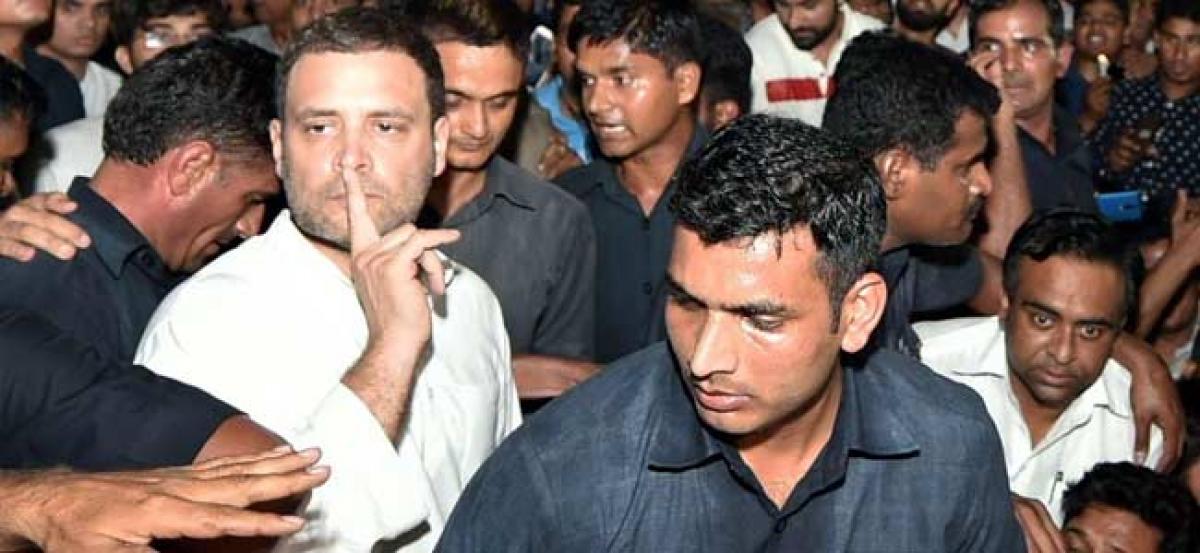 Kathua, Unnao rape cases: Rahul thanks thousands for joining him in battle for justice