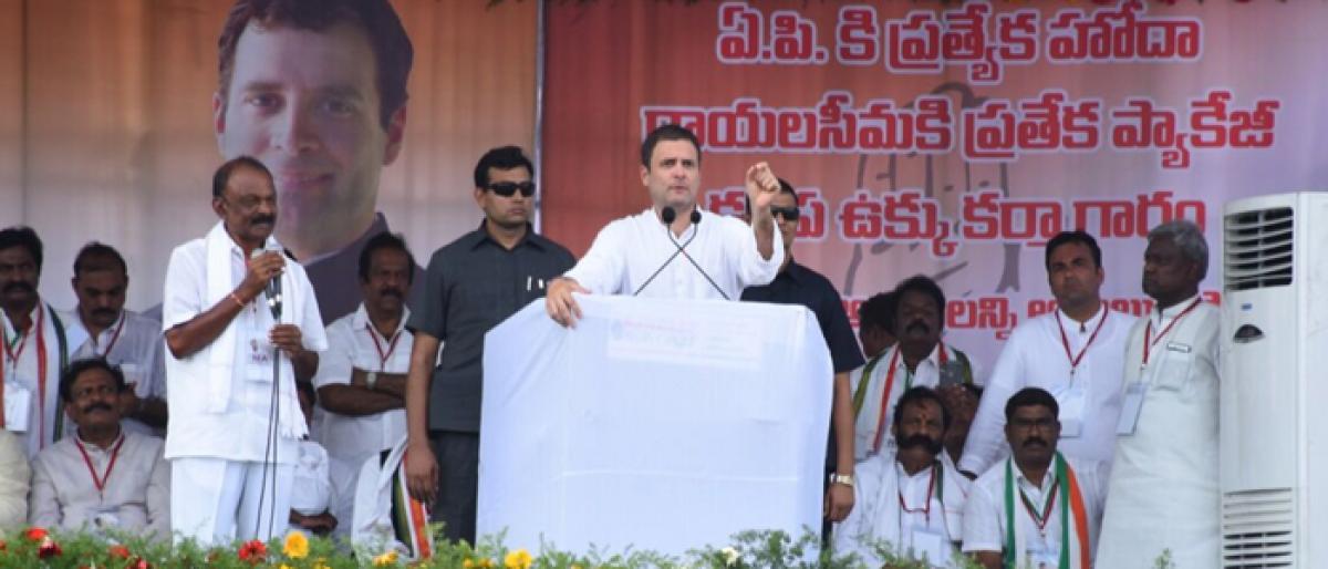 Rahul Gandhi makes Special promise to Andhra